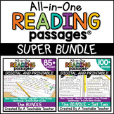 Reading Comprehension Passages Worksheets for First Grade Phonics