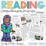 Reading Comprehension Passages and Questions 1st Grade Set 6