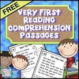 Reading Comprehension Passages and Comprehension Questions