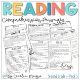 Reading Comprehension Passages and Questions 2nd Grade Set 5