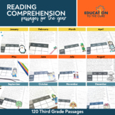 Reading Comprehension Passages and Questions 3rd Grade | F