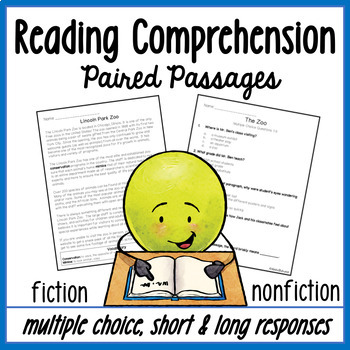 Preview of 3rd Grade Reading Passages with Comprehension Questions l End of Year Packet
