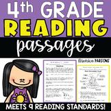 Reading Comprehension Passages and Questions 4th Grade