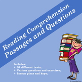 distance learning Reading ComprehensionPassagesandQuestion