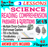 Reading Comprehension Passages and Questions. 5th & 6th Gr