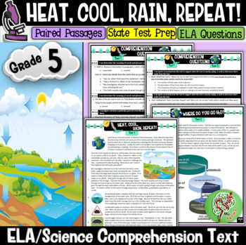 Preview of Reading Comprehension Passages and Questions (Water Cycle) Grade 5