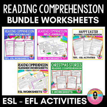 Preview of Bundle Reading Comprehension Passages and Questions