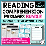 Reading Comprehension Passages and Questions Bundle 4th | 