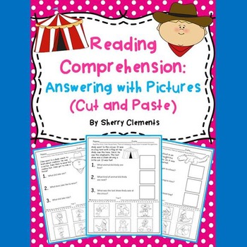 Preview of Reading Comprehension Passages and Questions | Cut and Paste