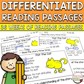 Preview of Reading Comprehension Passages Differentiated Fiction BUNDLE
