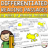 Reading Comprehension Passages Differentiated Fiction BUNDLE