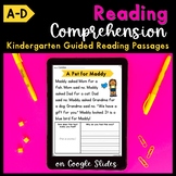 Reading Comprehension Passages and Questions Fiction Guided Reading Level A-D