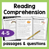 Reading Comprehension Passages and Questions Informational