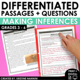 Reading Comprehension Passages Making Inferences Inferenci