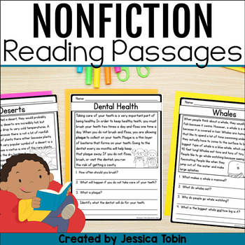 Reading Comprehension Passages and Questions - Nonfiction Reading ...