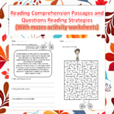 Reading Comprehension Passages and Questions Reading Strat