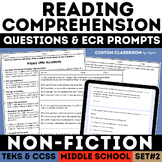 STAAR NonFiction Paired Passages with Writing Prompts & Co
