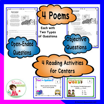 Reading Comprehension Passages and Questions / September / 9-11 | TPT