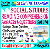 Reading Comprehension Passages and Questions.(Social Studi
