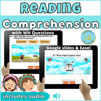Preview of Reading Comprehension Passages and Questions - audio
