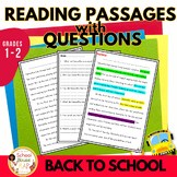 Reading Comprehension Passages and Questions for First and
