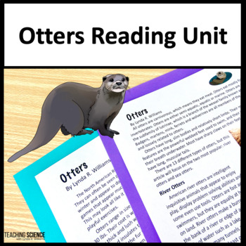Preview of Summer Reading Packet & Comprehension Questions on Otters Summer Activity