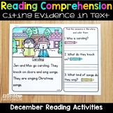 Reading Comprehension Passages and Questions for Christmas