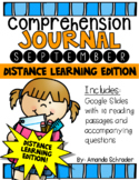 DISTANCE LEARNING Comprehension Passages September Edition