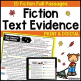 Reading Comprehension Passages and Questions Text Evidence