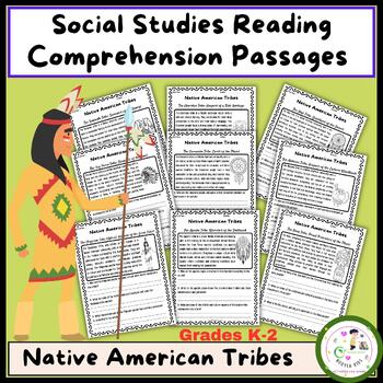 Preview of Reading Comprehension Passages for Native American Heritage Month: Tribes