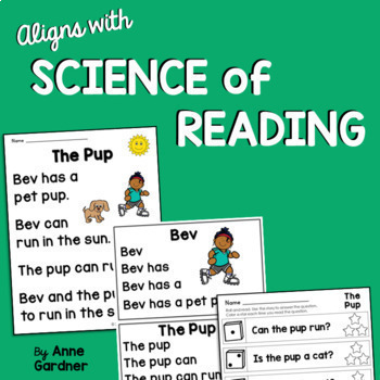 Kindergarten Reading Prehension Passages & Questions