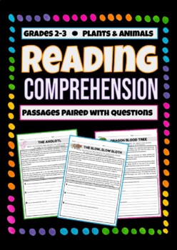 Preview of Reading Comprehension Passages with Open-Ended Questions / Responses