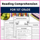 Reading Comprehension Passages with Picture Short & Questi
