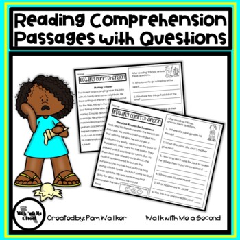 Preview of Reading Comprehension Passages with Questions