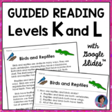 2nd Grade Reading Comprehension Passages & Questions Guided Reading Levels K & L