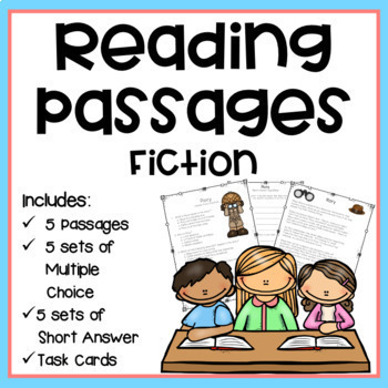 Preview of Reading Comprehension Passages with Text Dependent Questions
