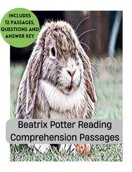 Preview of 3rd Grade Reading Comprehension Peter Rabbit 12 Lessons Questions Answer Key