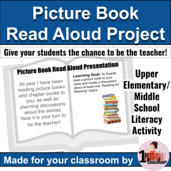 Preview of Reading Comprehension | Picture Book Project | Middle School LIteracy