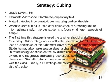 Preview of Reading Comprehension PowerPoint with Strategies