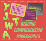 Reading Comprehension PowerPoints Inference Main Idea and More