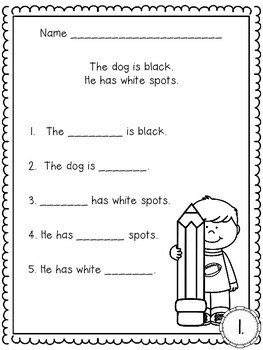 Reading Comprehension Printables / Sheets by Doodle Bugs Teaching