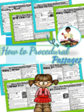 Reading Comprehension Procedural (How To) Text Evidence RI2.3 | Author's Purpose