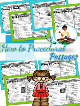 Preview of Reading Comprehension Procedural (How To) Text Evidence RI2.3 | Author's Purpose