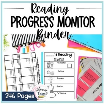 Preview of Reading Comprehension Toolkit & Progress Monitor Binder All Year Long