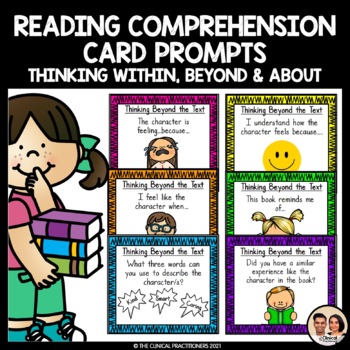 Preview of Reading Comprehension Prompts | Thinking Within, Beyond & About the Text | F&P