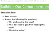 Reading Comprehension Questions