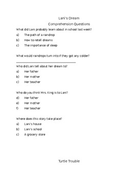 Preview of Reading Comprehension Question Pack- Amplify Aligned