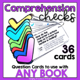 Reading Comprehension Questions Cards for Any Book