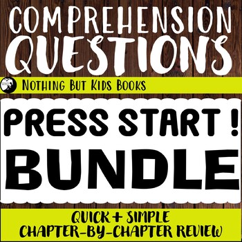 Preview of Distance Learning Comprehension Questions Bundle | Press Start!