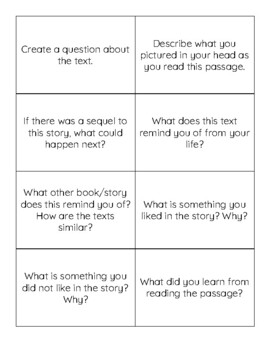 Reading Comprehension Questions - Nonfiction by A Dose of Something Special